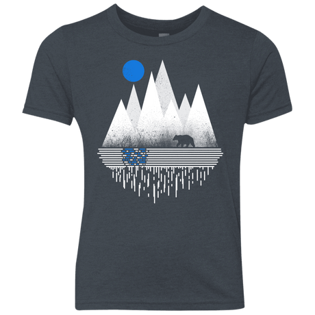 T-Shirts Vintage Navy / YXS Blue Moon Youth Triblend T-Shirt