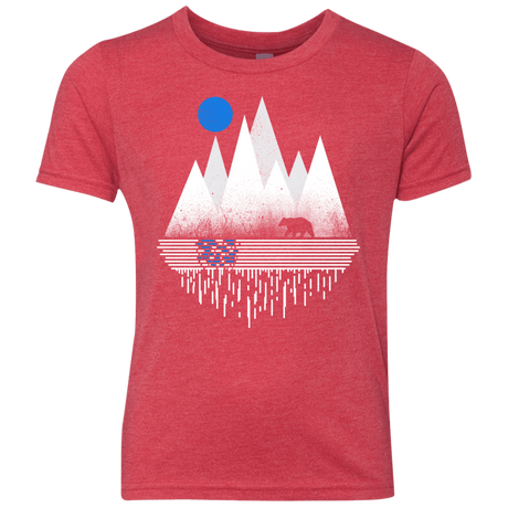 T-Shirts Vintage Red / YXS Blue Moon Youth Triblend T-Shirt