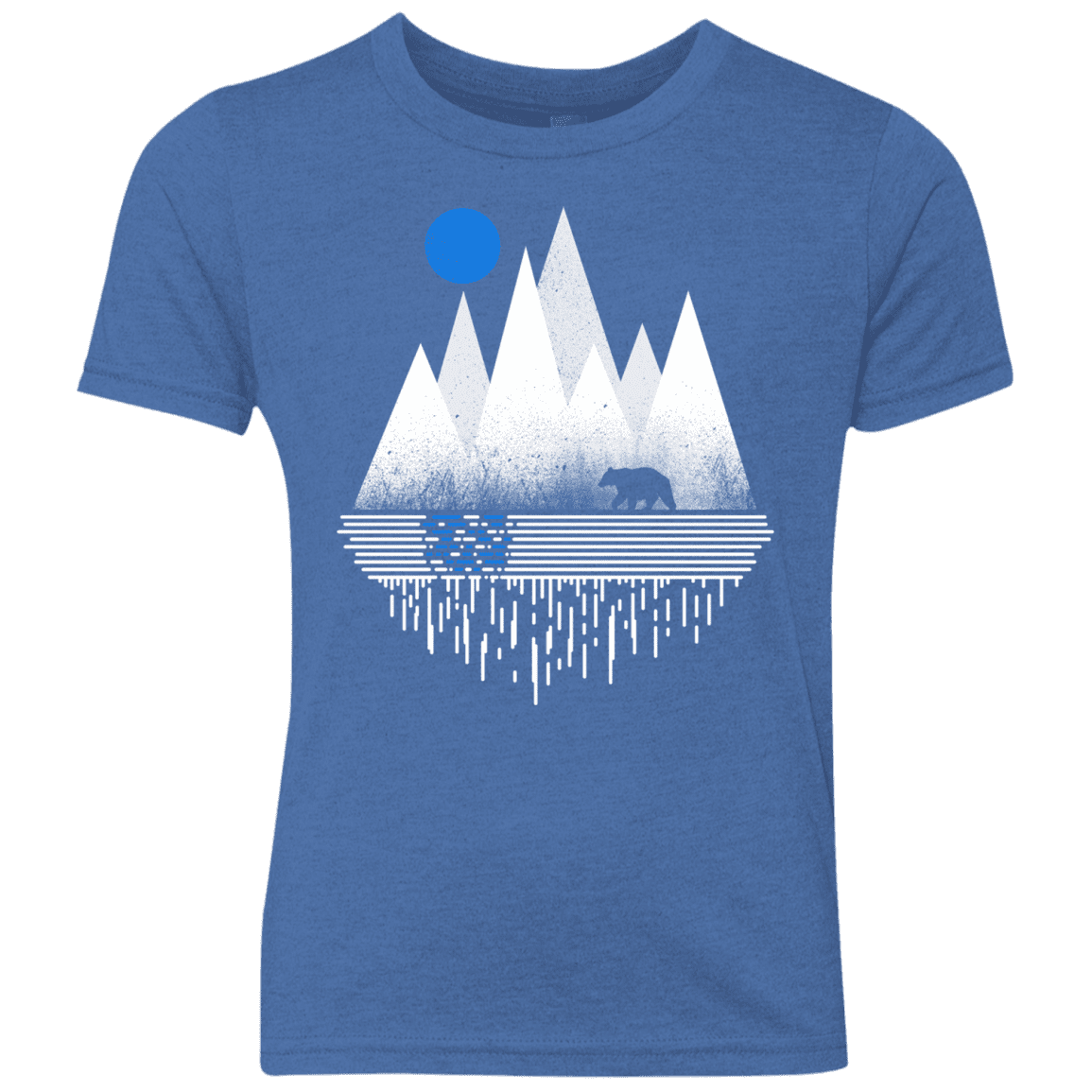 T-Shirts Vintage Royal / YXS Blue Moon Youth Triblend T-Shirt