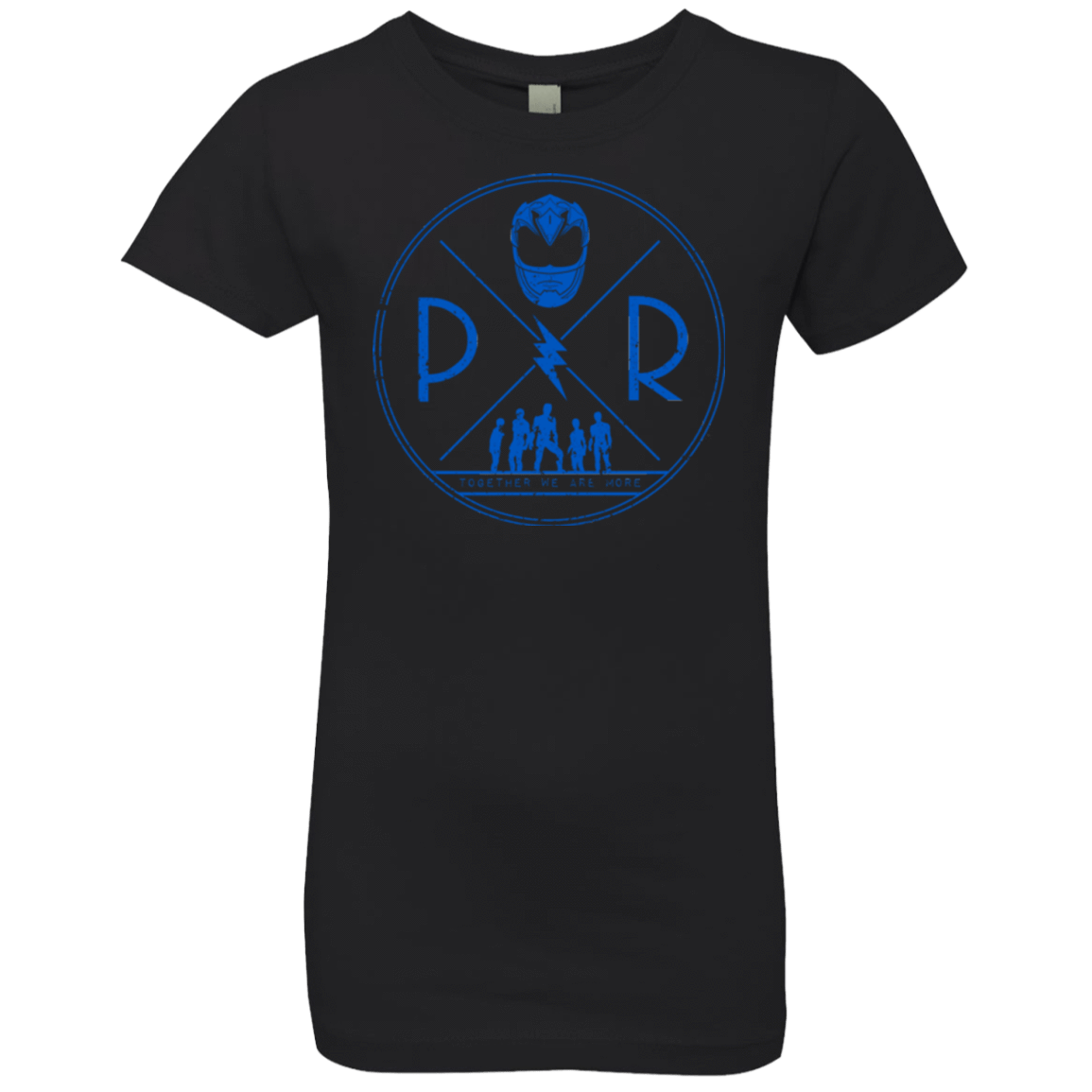 T-Shirts Black / YXS Blue Power Girls Premium T-Shirt