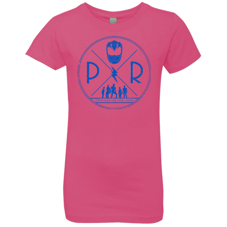 T-Shirts Hot Pink / YXS Blue Power Girls Premium T-Shirt