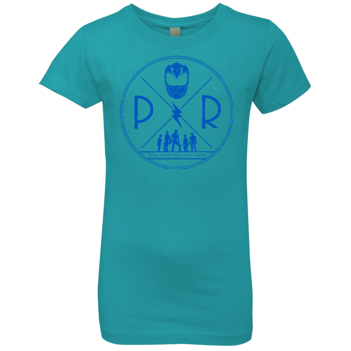 T-Shirts Tahiti Blue / YXS Blue Power Girls Premium T-Shirt