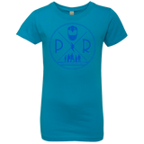 T-Shirts Turquoise / YXS Blue Power Girls Premium T-Shirt