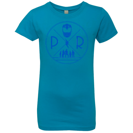 T-Shirts Turquoise / YXS Blue Power Girls Premium T-Shirt