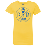 T-Shirts Vibrant Yellow / YXS Blue Power Girls Premium T-Shirt