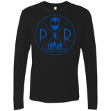 T-Shirts Black / Small Blue Power Men's Premium Long Sleeve