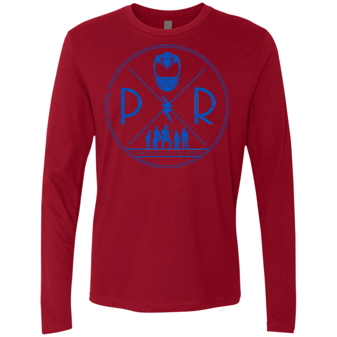 T-Shirts Cardinal / Small Blue Power Men's Premium Long Sleeve
