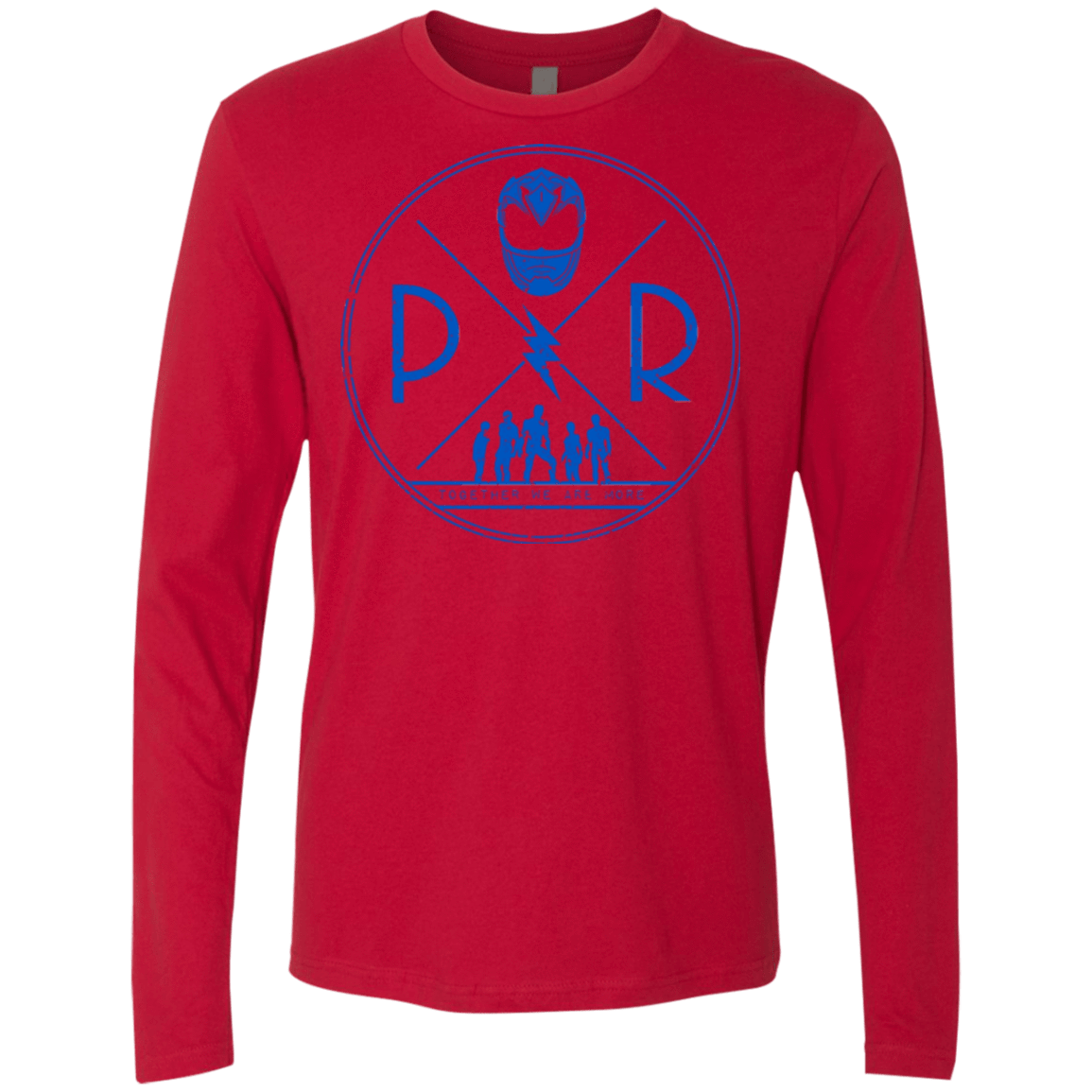 T-Shirts Red / Small Blue Power Men's Premium Long Sleeve