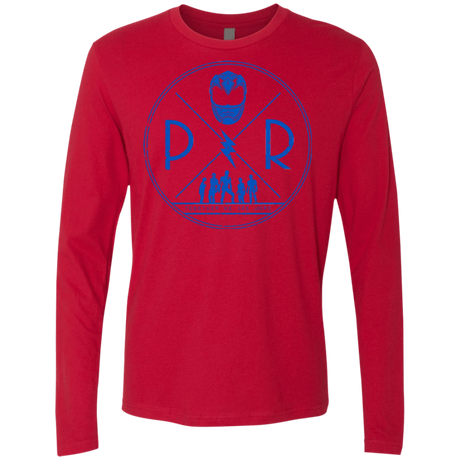 T-Shirts Red / Small Blue Power Men's Premium Long Sleeve