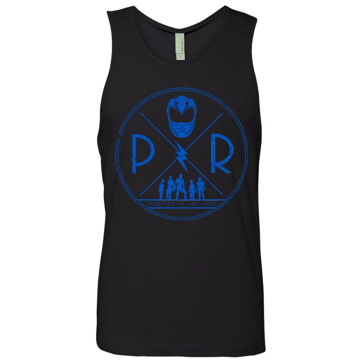 T-Shirts Black / Small Blue Power Men's Premium Tank Top
