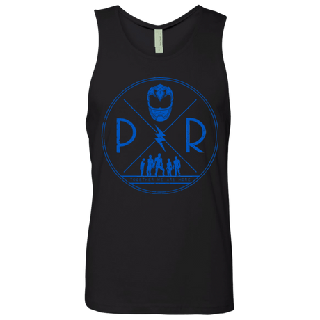 T-Shirts Black / Small Blue Power Men's Premium Tank Top