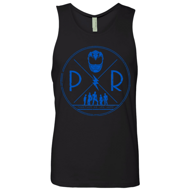 T-Shirts Black / Small Blue Power Men's Premium Tank Top