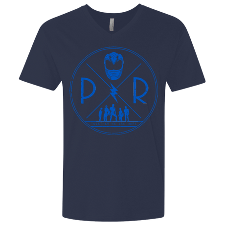T-Shirts Midnight Navy / X-Small Blue Power Men's Premium V-Neck