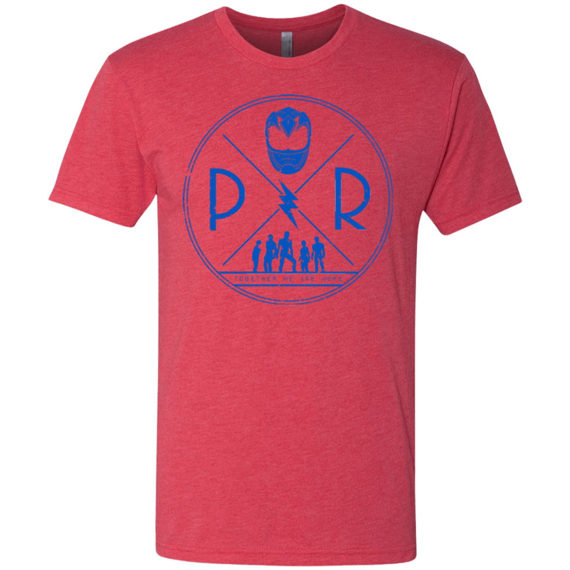 T-Shirts Vintage Red / Small Blue Power Men's Triblend T-Shirt