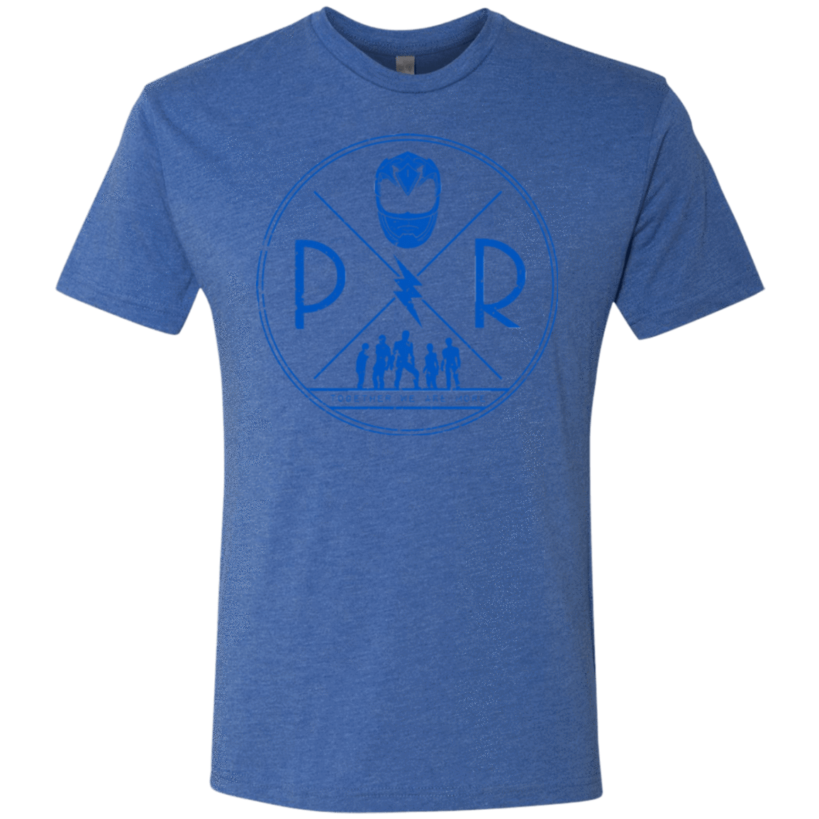 T-Shirts Vintage Royal / Small Blue Power Men's Triblend T-Shirt