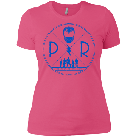 T-Shirts Hot Pink / X-Small Blue Power Women's Premium T-Shirt