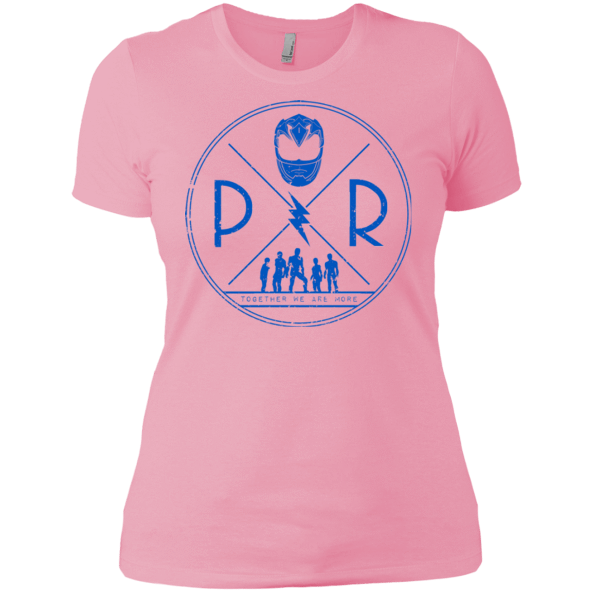 T-Shirts Light Pink / X-Small Blue Power Women's Premium T-Shirt