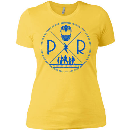 T-Shirts Vibrant Yellow / X-Small Blue Power Women's Premium T-Shirt