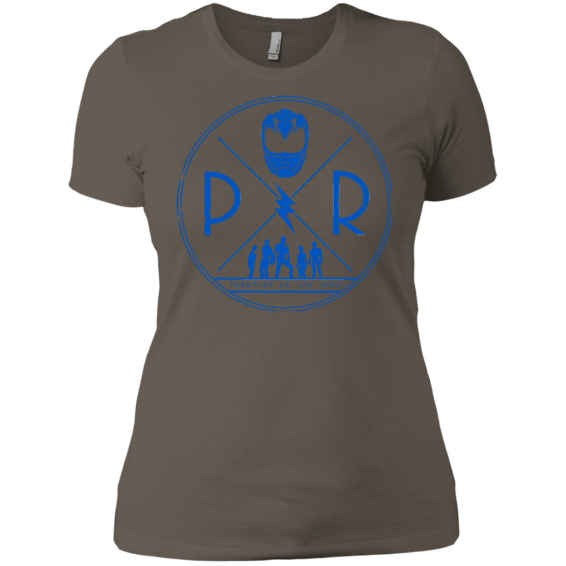 T-Shirts Warm Grey / X-Small Blue Power Women's Premium T-Shirt