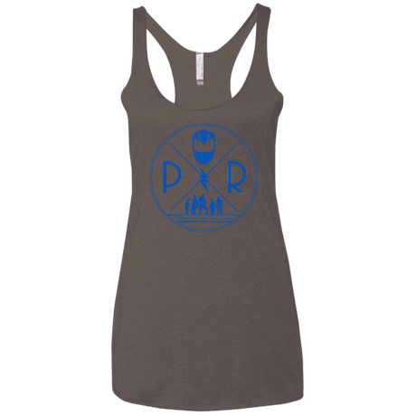 T-Shirts Macchiato / X-Small Blue Power Women's Triblend Racerback Tank