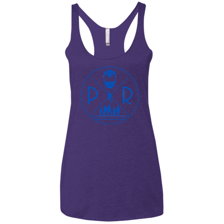 T-Shirts Purple / X-Small Blue Power Women's Triblend Racerback Tank