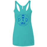 T-Shirts Tahiti Blue / X-Small Blue Power Women's Triblend Racerback Tank