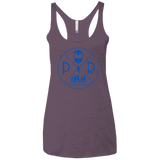 T-Shirts Vintage Purple / X-Small Blue Power Women's Triblend Racerback Tank