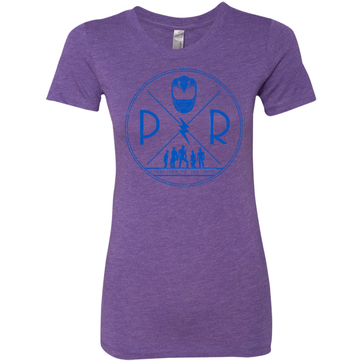 T-Shirts Purple Rush / Small Blue Power Women's Triblend T-Shirt