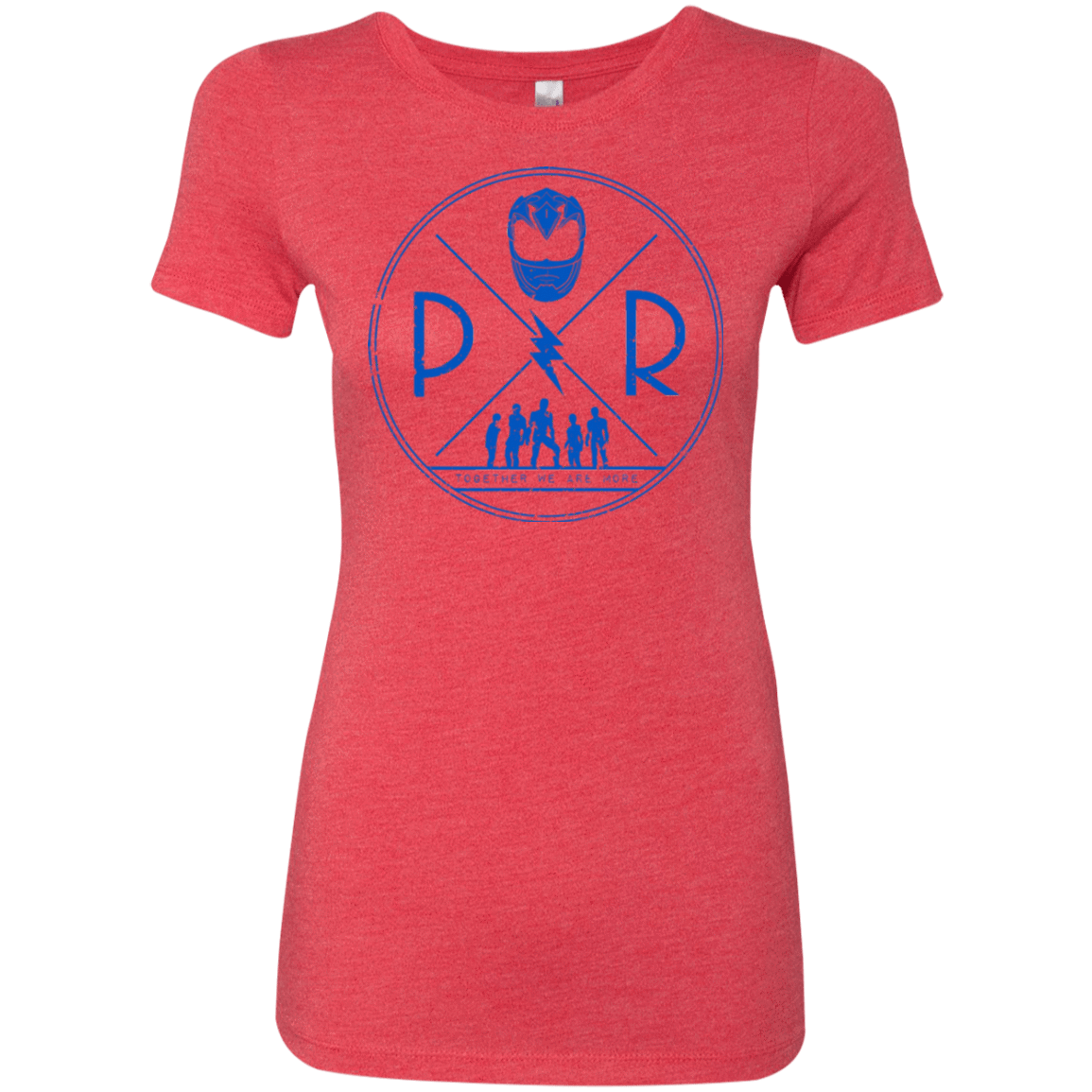 T-Shirts Vintage Red / Small Blue Power Women's Triblend T-Shirt