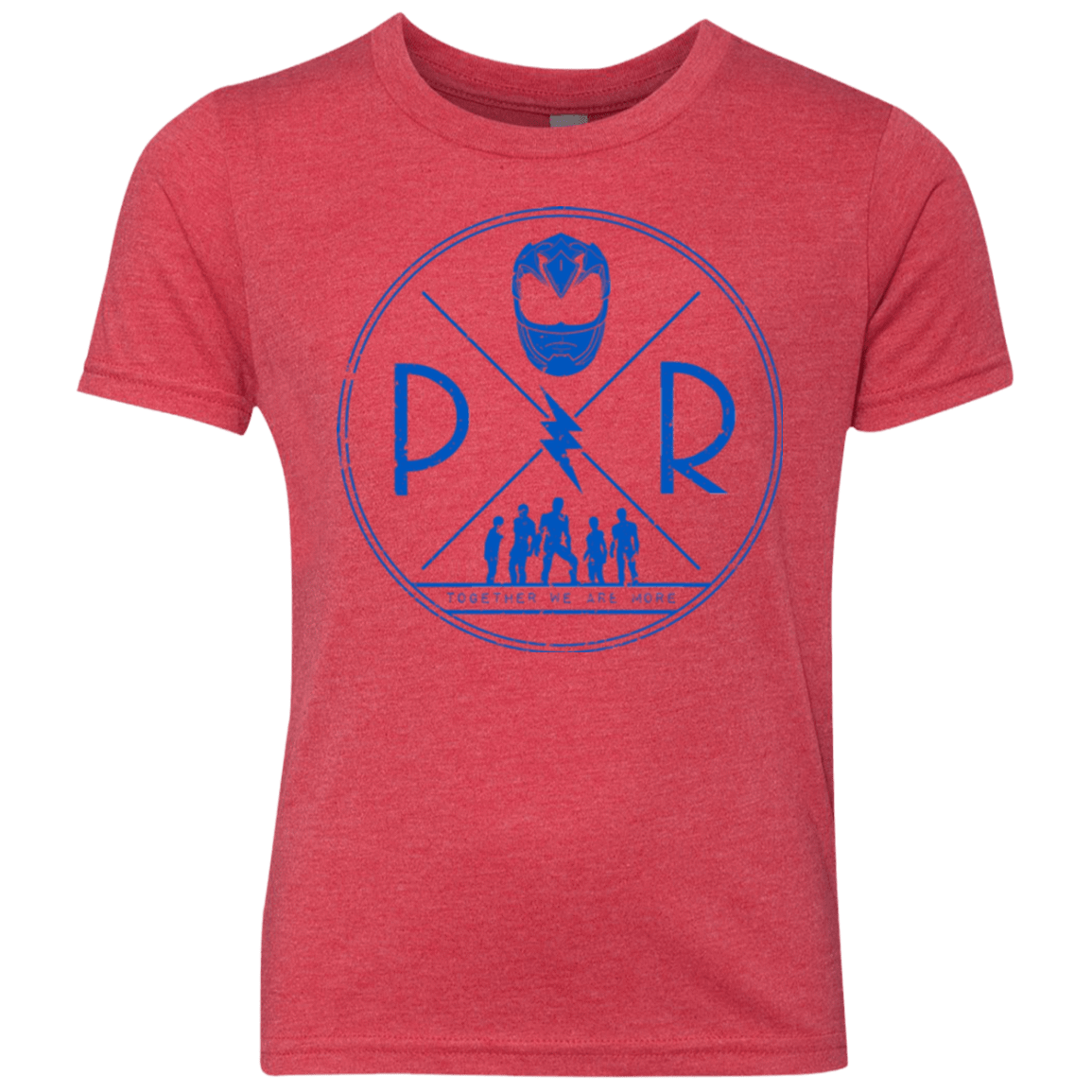 T-Shirts Vintage Red / YXS Blue Power Youth Triblend T-Shirt