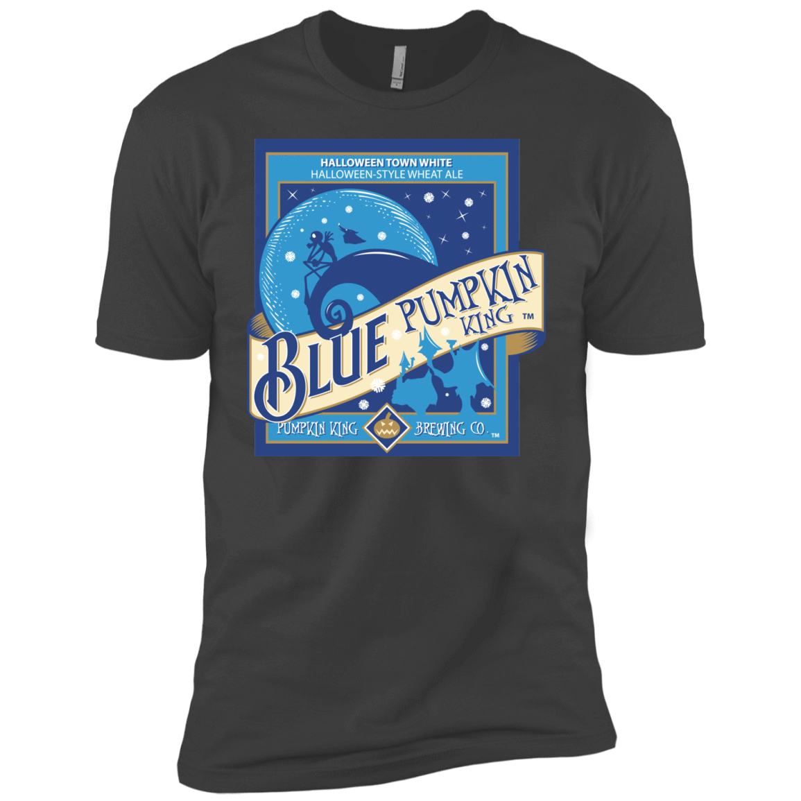 T-Shirts Heavy Metal / YXS Blue Pumpkin King Boys Premium T-Shirt