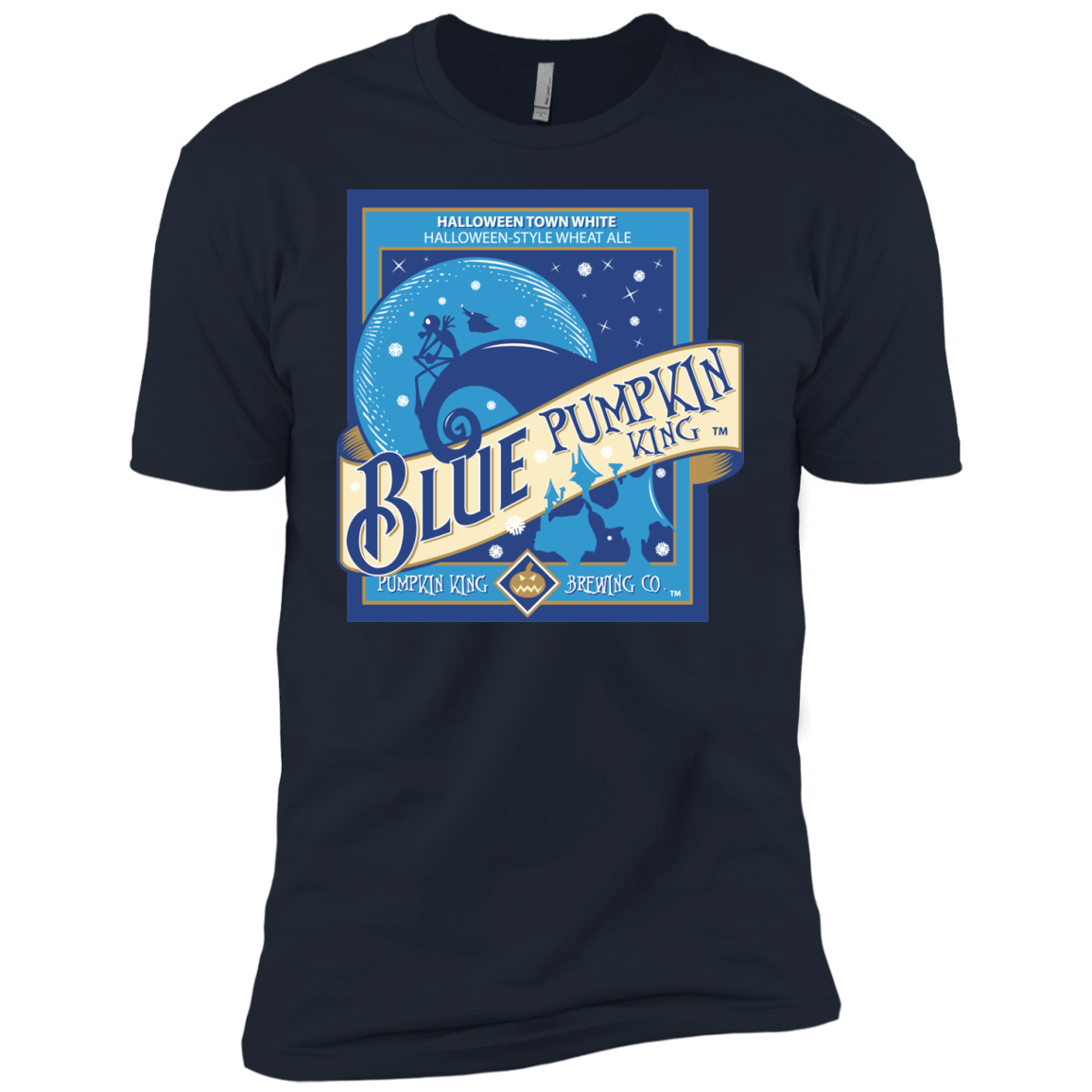 T-Shirts Midnight Navy / YXS Blue Pumpkin King Boys Premium T-Shirt