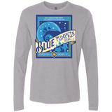 T-Shirts Heather Grey / Small Blue Pumpkin King Men's Premium Long Sleeve