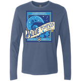 T-Shirts Indigo / Small Blue Pumpkin King Men's Premium Long Sleeve