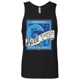 T-Shirts Black / Small Blue Pumpkin King Men's Premium Tank Top