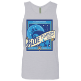 T-Shirts Heather Grey / Small Blue Pumpkin King Men's Premium Tank Top