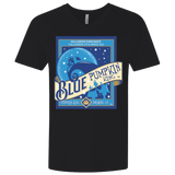 T-Shirts Black / X-Small Blue Pumpkin King Men's Premium V-Neck