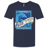 T-Shirts Midnight Navy / X-Small Blue Pumpkin King Men's Premium V-Neck