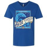 T-Shirts Royal / X-Small Blue Pumpkin King Men's Premium V-Neck