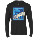 T-Shirts Vintage Black / X-Small Blue Pumpkin King Triblend Long Sleeve Hoodie Tee