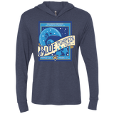 T-Shirts Vintage Navy / X-Small Blue Pumpkin King Triblend Long Sleeve Hoodie Tee