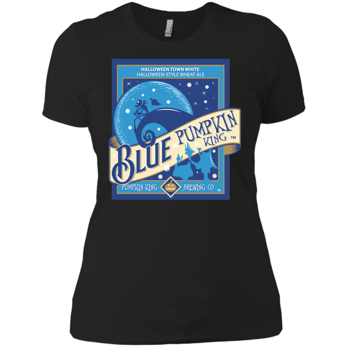 T-Shirts Black / X-Small Blue Pumpkin King Women's Premium T-Shirt