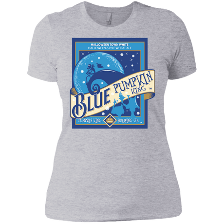 T-Shirts Heather Grey / X-Small Blue Pumpkin King Women's Premium T-Shirt