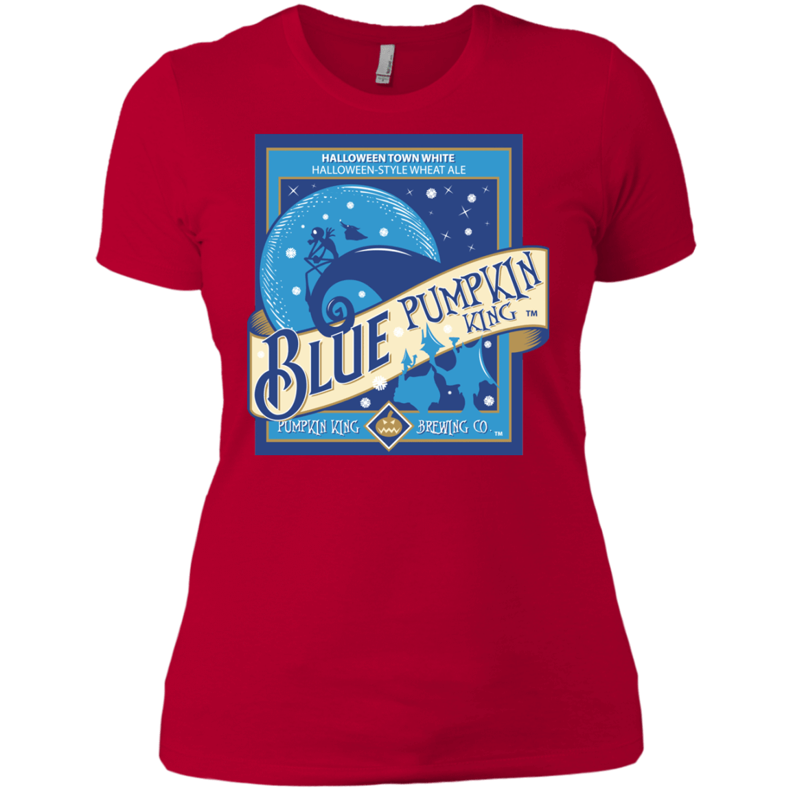 T-Shirts Red / X-Small Blue Pumpkin King Women's Premium T-Shirt