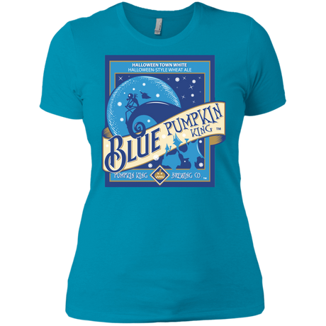T-Shirts Turquoise / X-Small Blue Pumpkin King Women's Premium T-Shirt