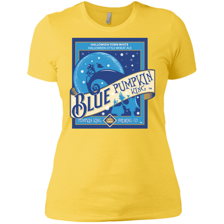 T-Shirts Vibrant Yellow / X-Small Blue Pumpkin King Women's Premium T-Shirt