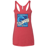 T-Shirts Vintage Red / X-Small Blue Pumpkin King Women's Triblend Racerback Tank
