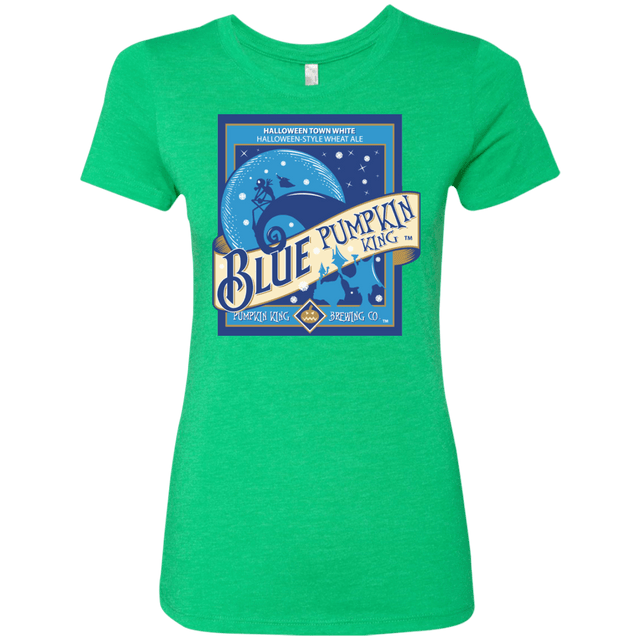 T-Shirts Envy / Small Blue Pumpkin King Women's Triblend T-Shirt