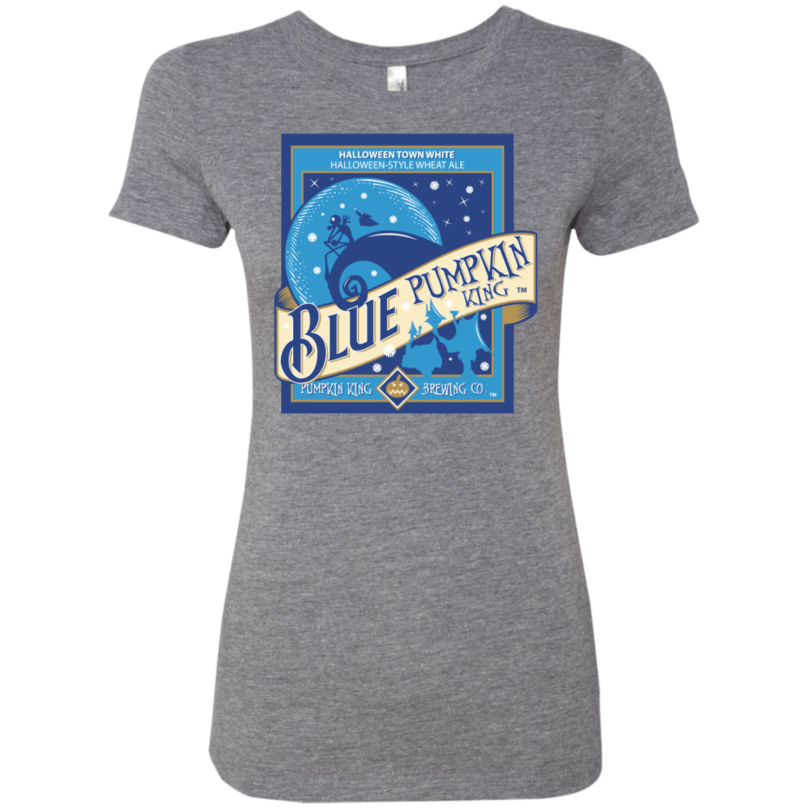 T-Shirts Premium Heather / Small Blue Pumpkin King Women's Triblend T-Shirt