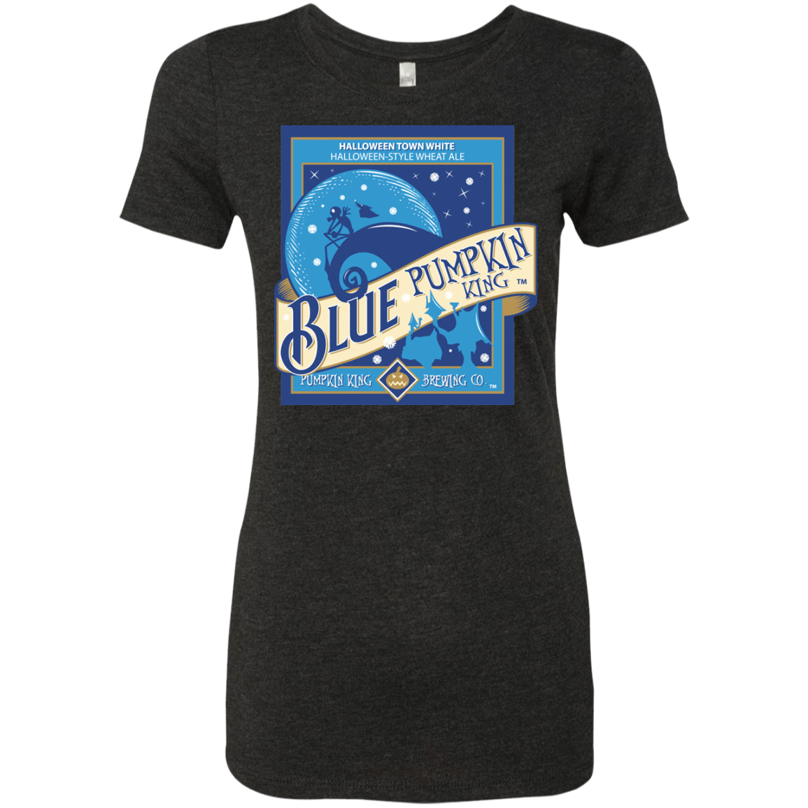 T-Shirts Vintage Black / Small Blue Pumpkin King Women's Triblend T-Shirt